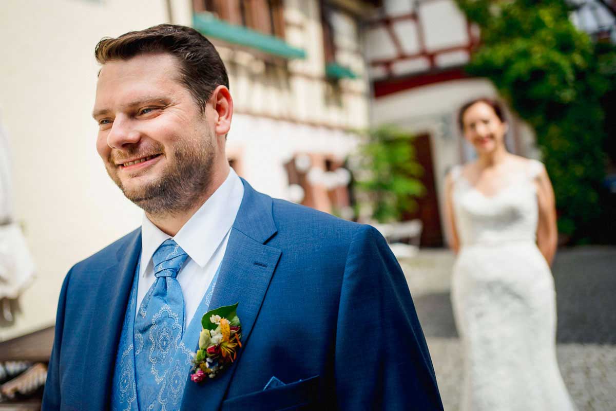 Frist Look Brautpaar in Mosbach