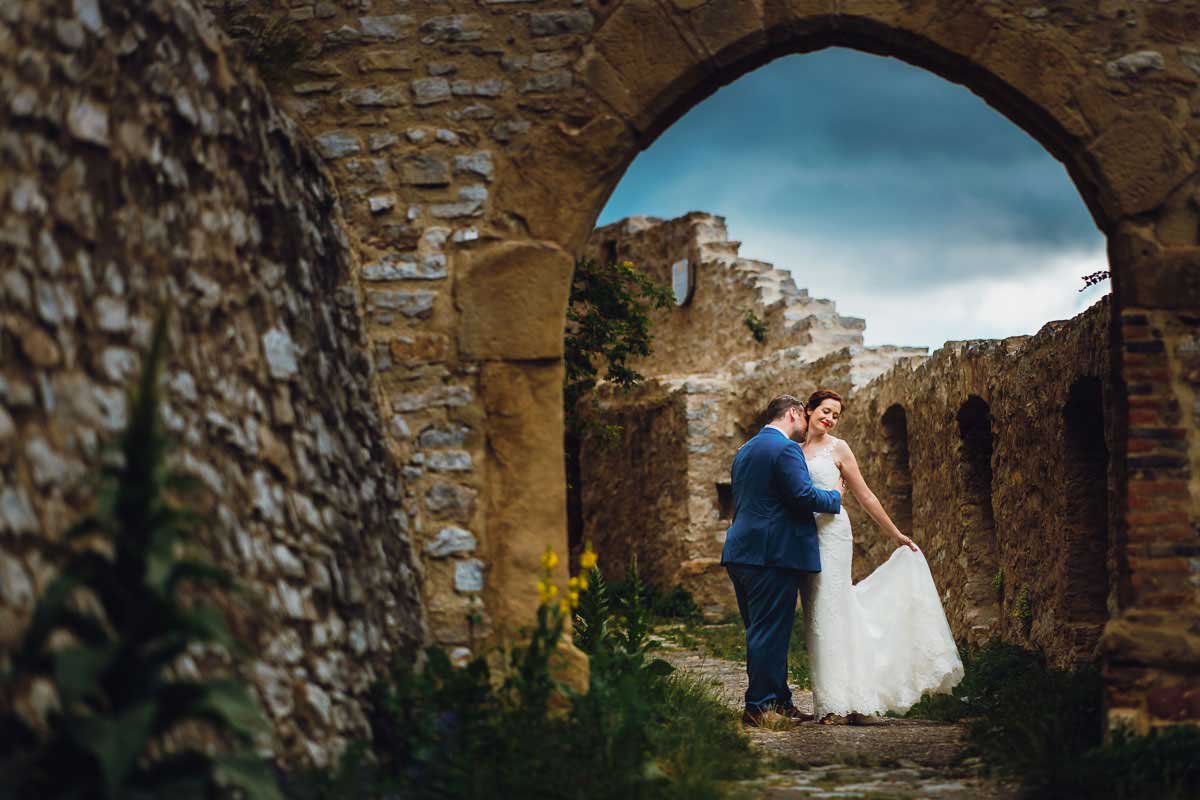 Hochzeitsfotos auf der Burg Hornberg in Neckarzimmern