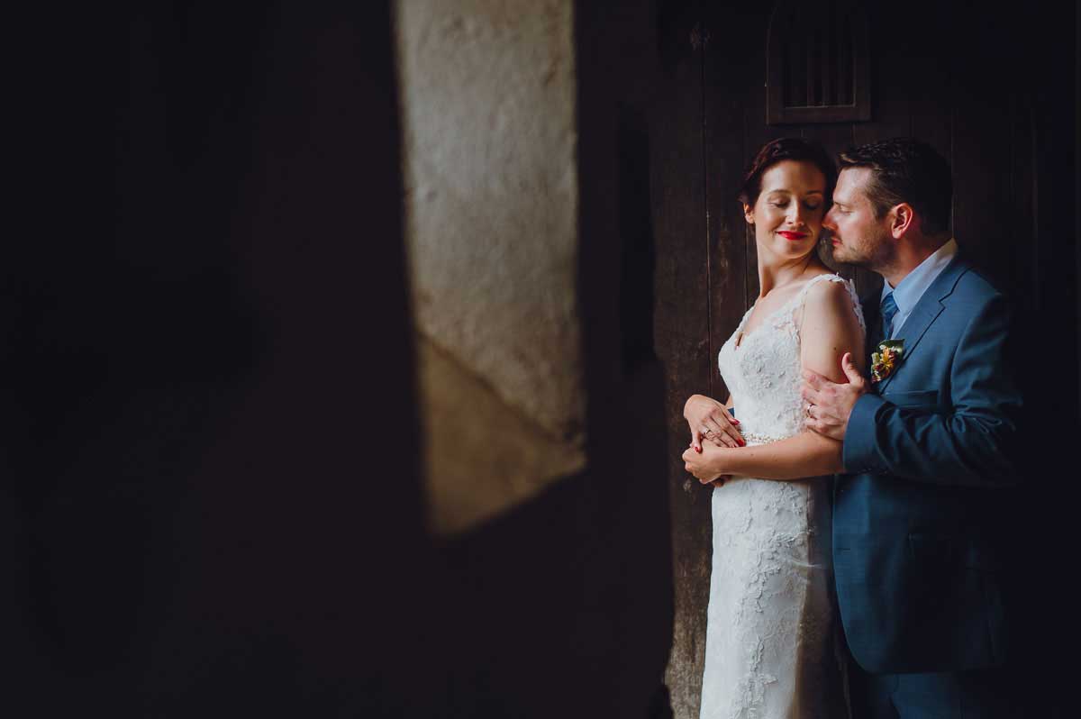 Brautpaar auf Burg Hornberg