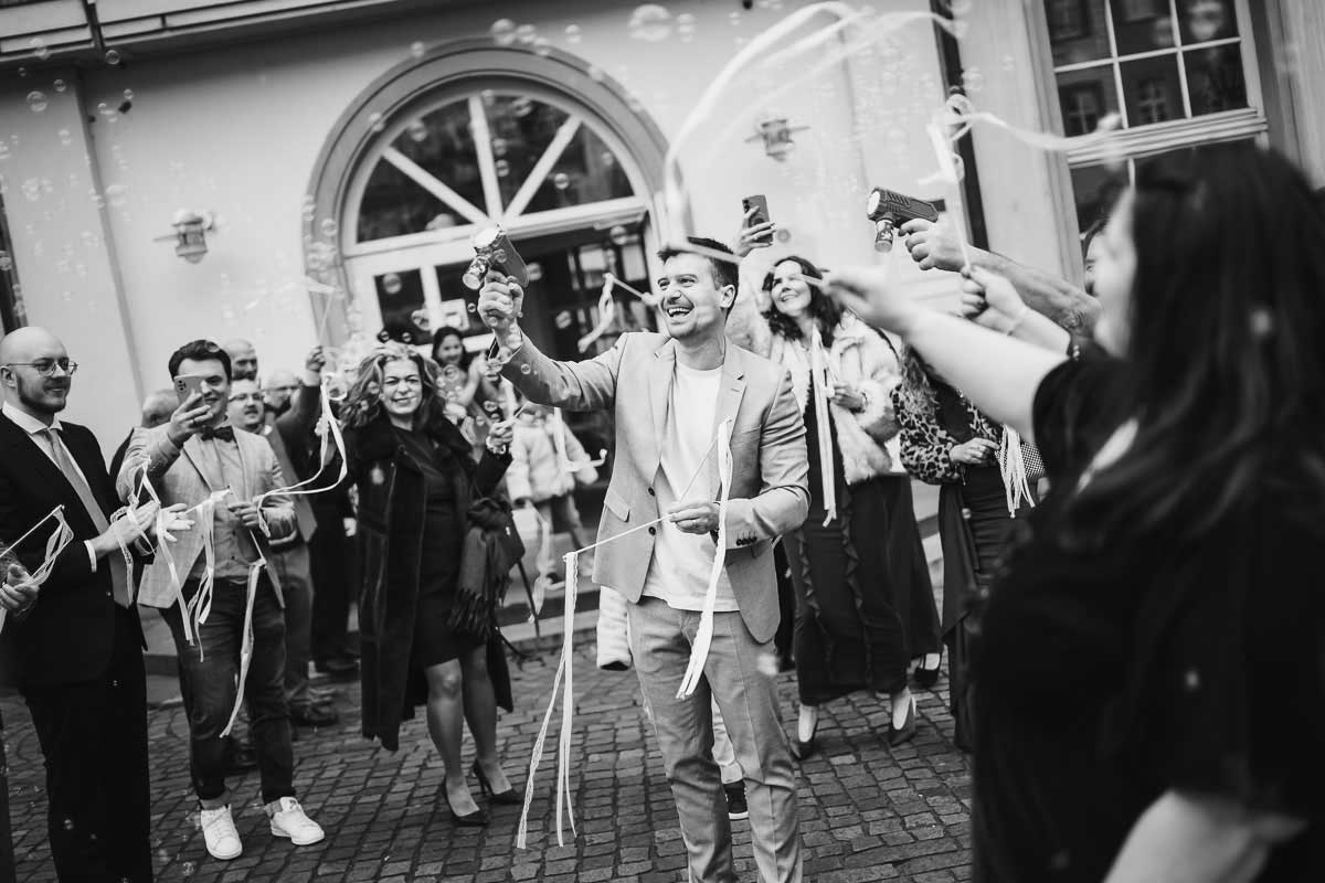 Sektempfang nach dem Standesamt