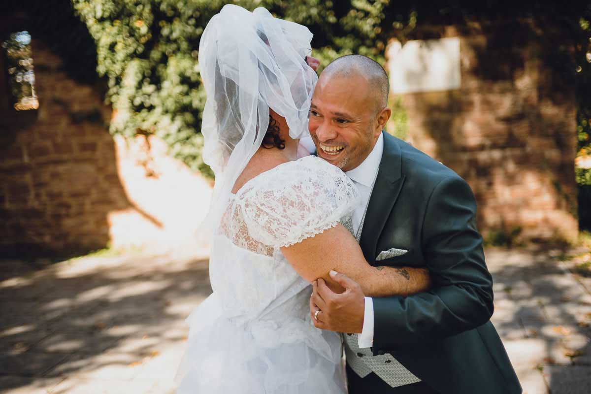 First Look Brautpaar Prank