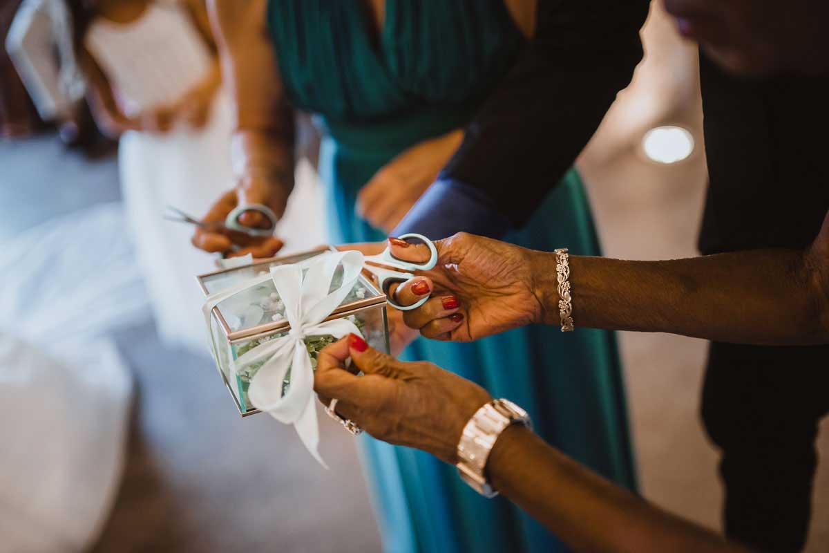 Zeremonie bei einer freien Trauung