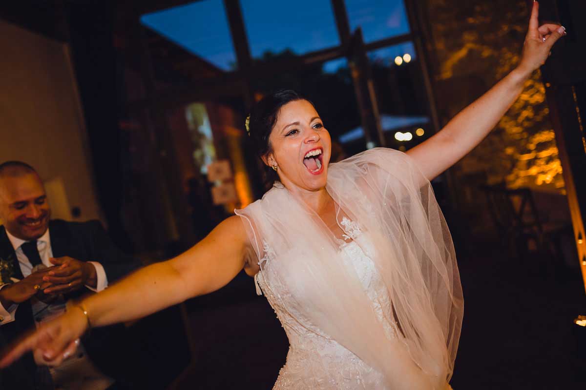 Braut bei einer Feier im Gutshof Ladenburg