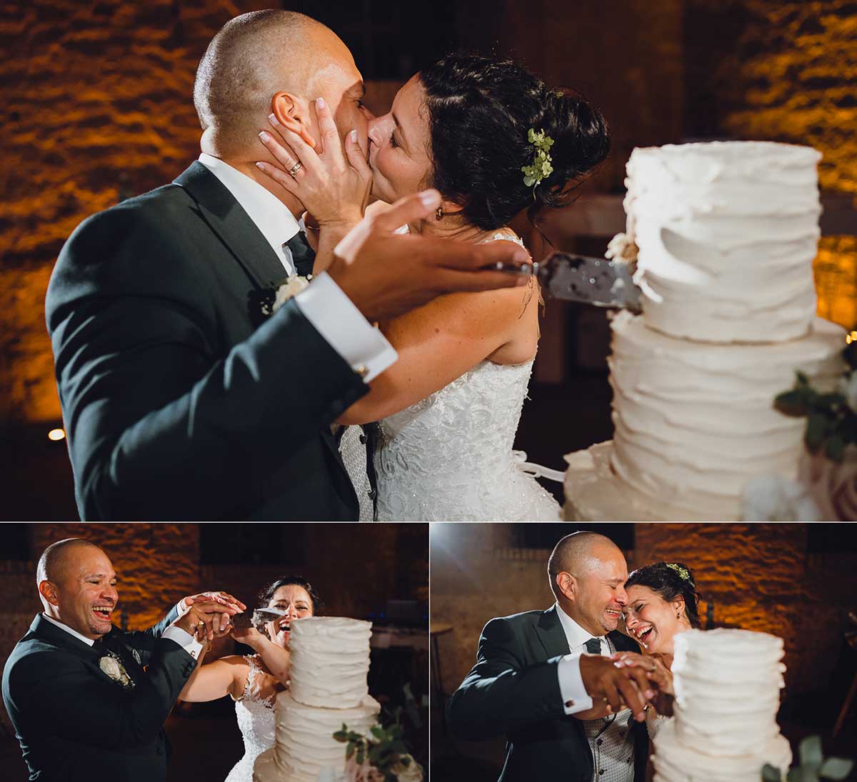 Kuchenanschnitt im Gutshof Ladenburg