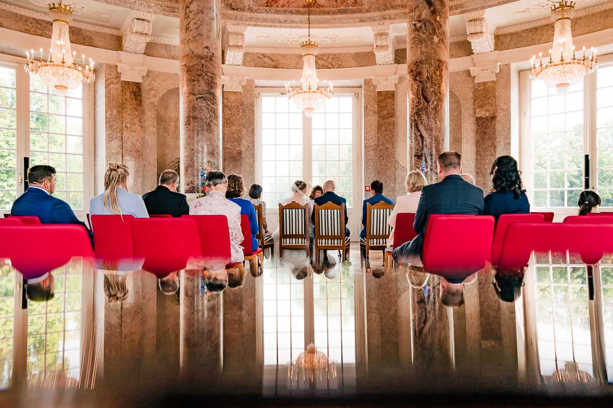 Trauung in der Rotunde Schloss Biebrich