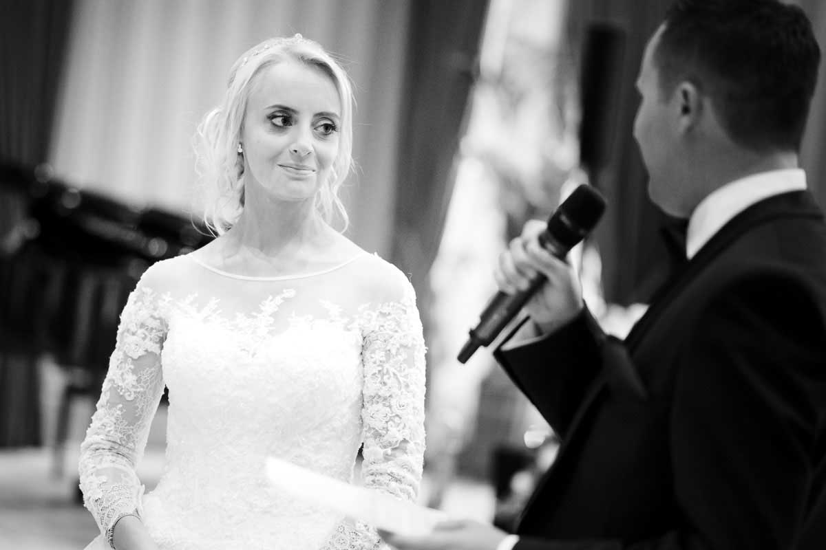 Rede Bräutigam bei einer Hochzeit im Brenners Park Hotel