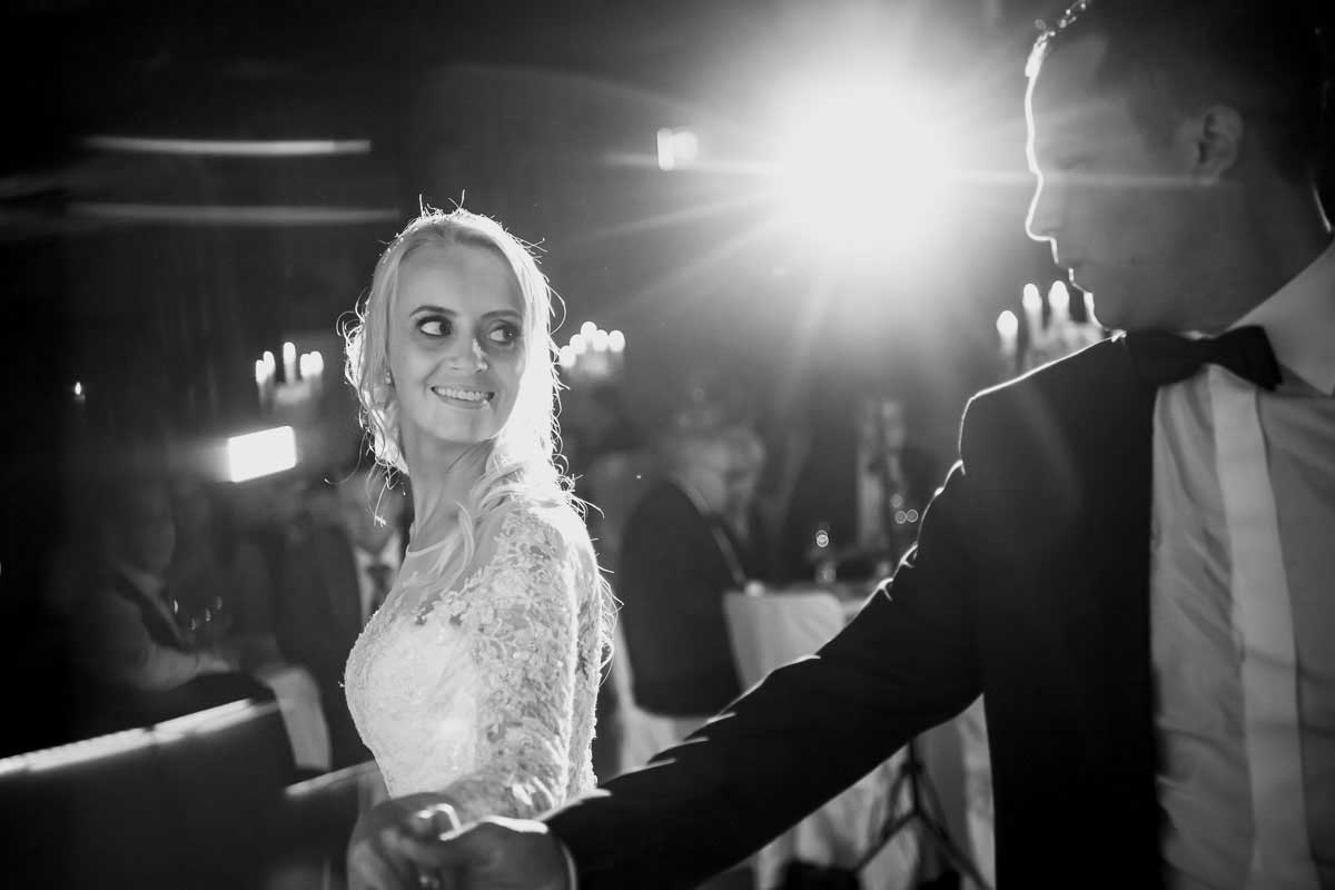 Eröffnungstanz bei einer Hochzeitsfeier im Brenners Park Hotel