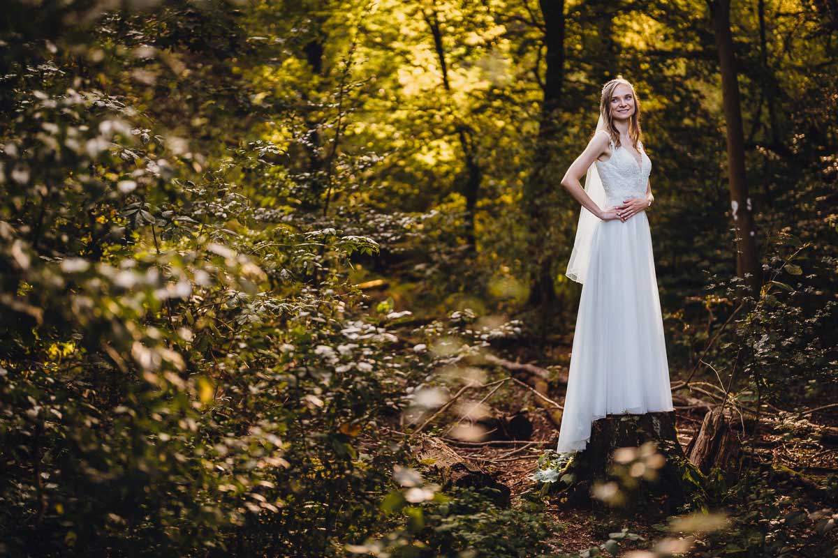 Bild einer Braut im Oberwaldhaus Darmstadt