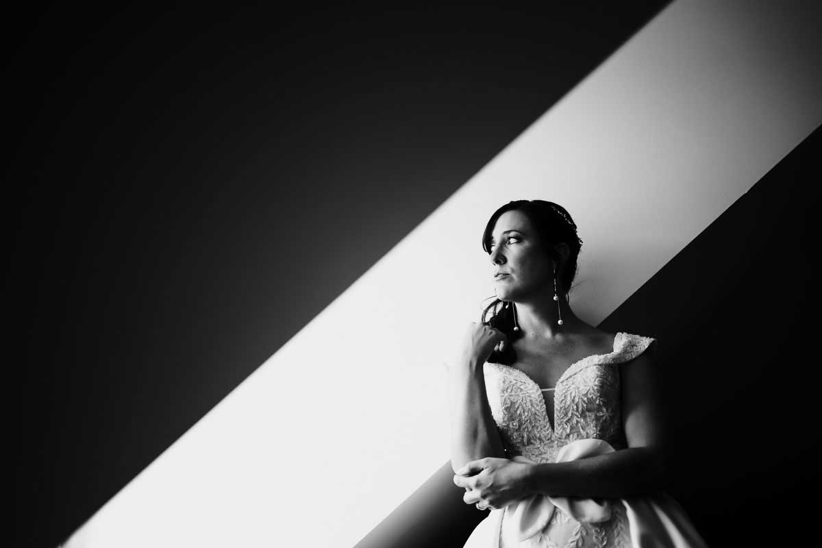 Hochzeitsfotos Braut bei einer Hochzeit im Schloss Michelfeld