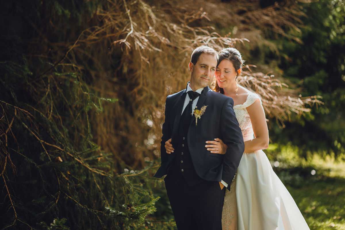 Hochzeitsfotos Brautpaar im Schloss Michelfeld