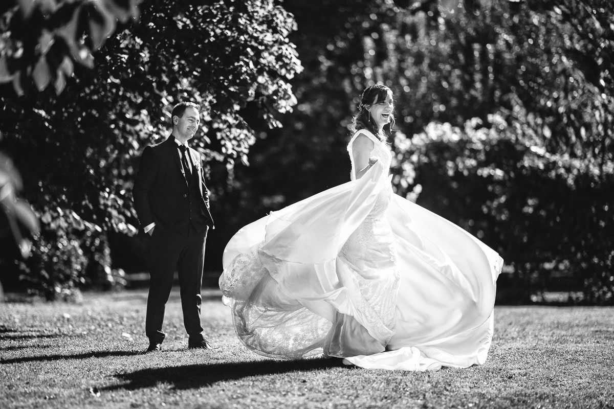 Hochzeitsfotografie in Angelbachtal im Schloss Michelfeld
