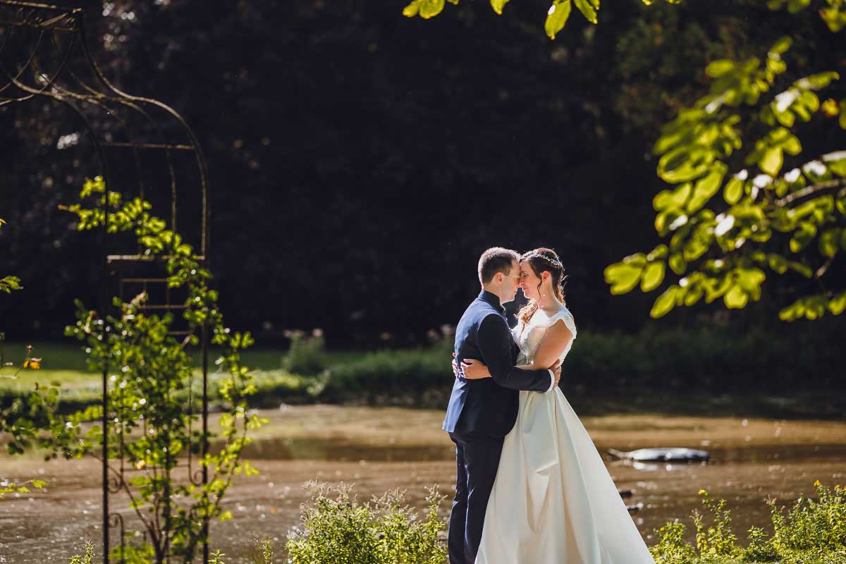 Hochzeitsfotografie in Angelbachtal im Schloss Michelfeld
