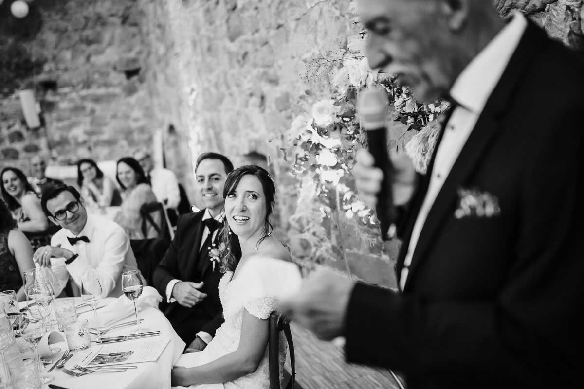 Rede Brautvater bei einer Hochzeit im Schloss Michelfeld in Angelbachtal