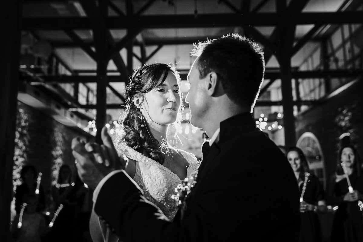 Hochzeitstanz bei einer Hochzeit im Schloss Michelfeld in Angelbachtal