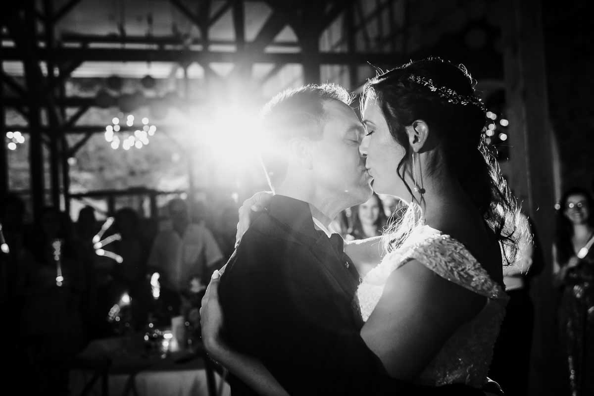 Hochzeitstanz bei einer Hochzeit im Schloss Michelfeld in Angelbachtal