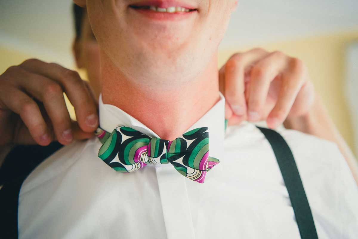 Hochzeitsvorbereitungen des Bräutigam in Überlingen