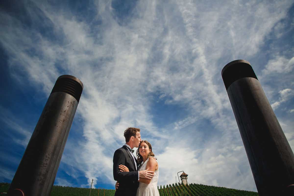 Hochzeitsfotos in Überlingen für eine Hochzeit in der Basilika Birnau