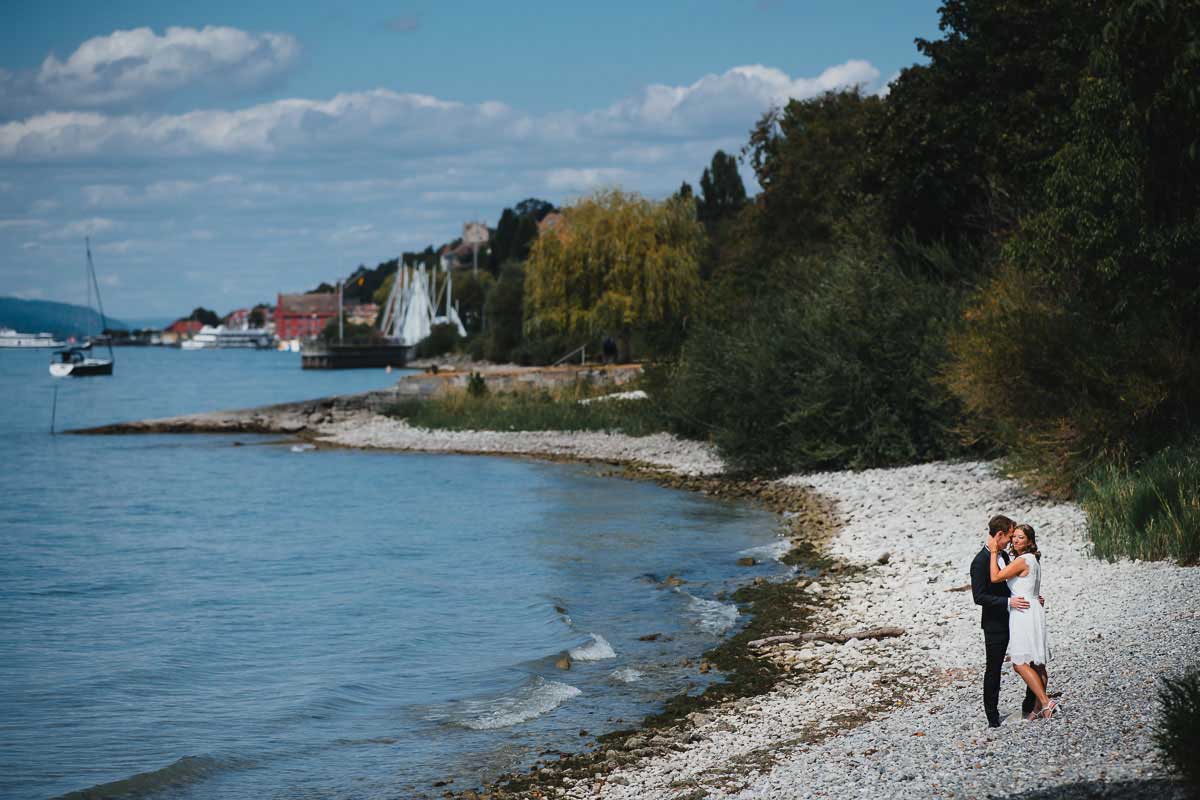 Hochzeitsfotos am Bodensee in Überlingen