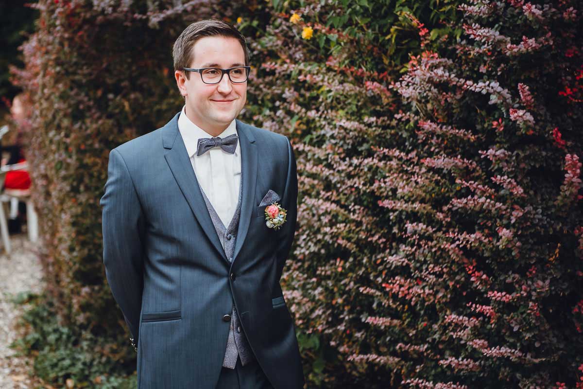 First Look Braut und Bräutigam in der Buschmühle in Weyher