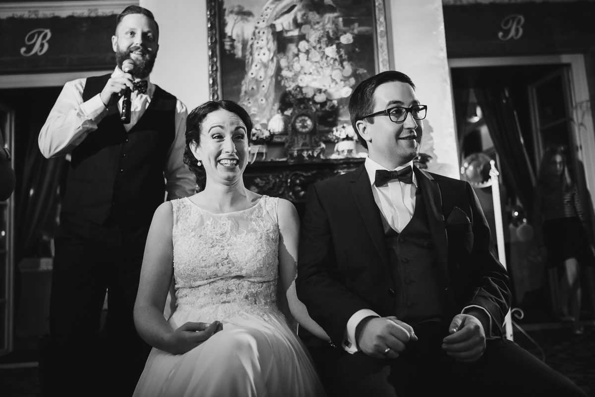 Hochzeitsfspiele bei einer Hochzeit im Landgut Buschmühle