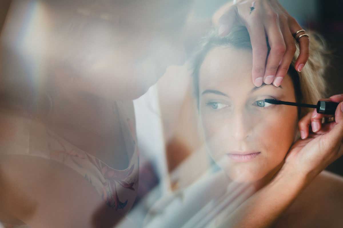Brautvorbereitungen für eine Hochzeit im Schloss Heidelberg