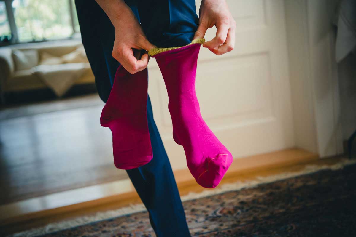 getting ready bräutigam für eine Hochzeit in Heidelberg