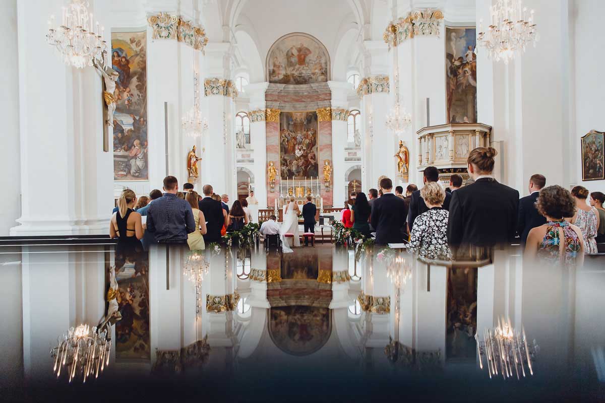 Hochzeit in der Jesuitenkirchen in Heidelberg