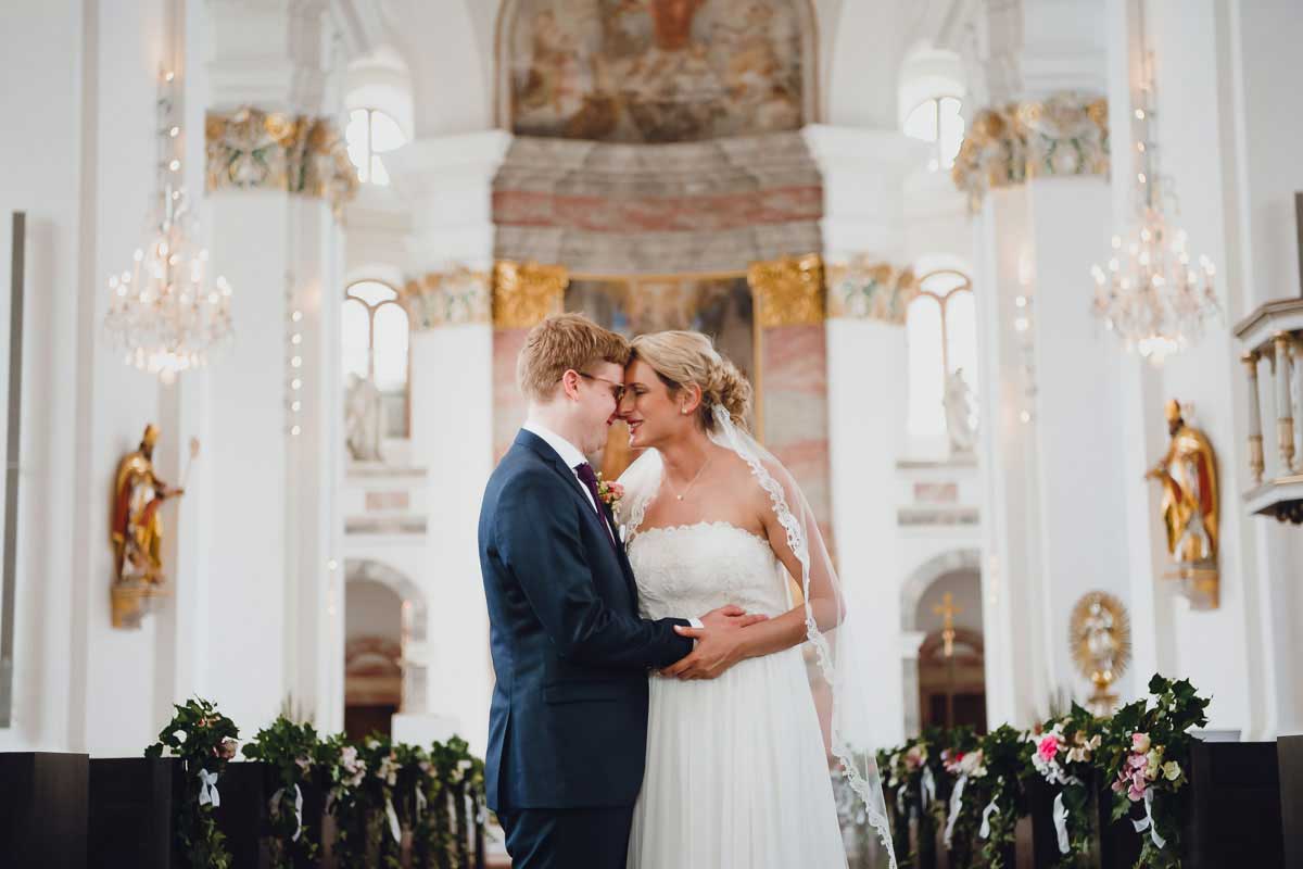 Hochzeit in der Jesuitenkirchen in Heidelberg