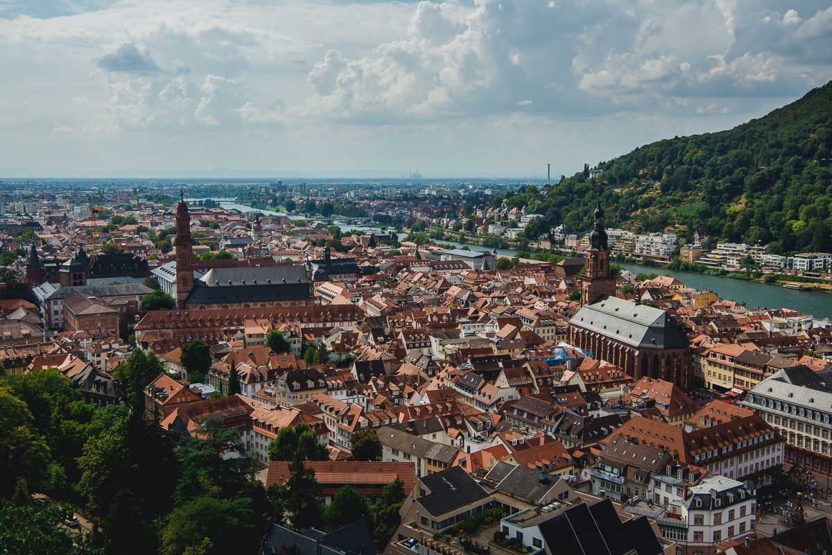 Heidelberg von Heidelberg Schloss fotografiert