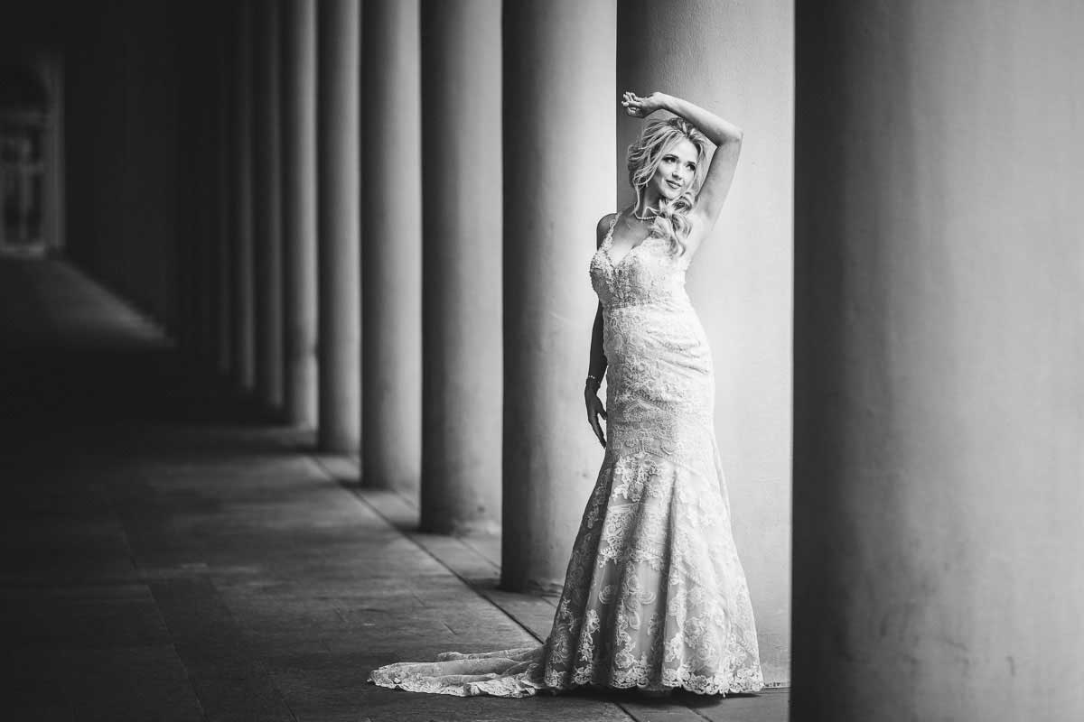 Hochzeitsbild einer Braut in Wiesbaden