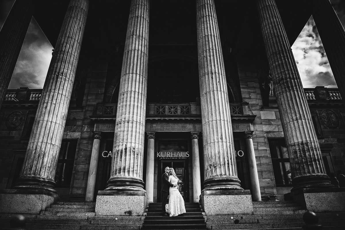 Hochzeitsbild im Kurhaus Wiesbaden
