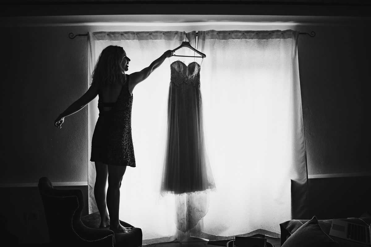 Details Hochzeitskleid