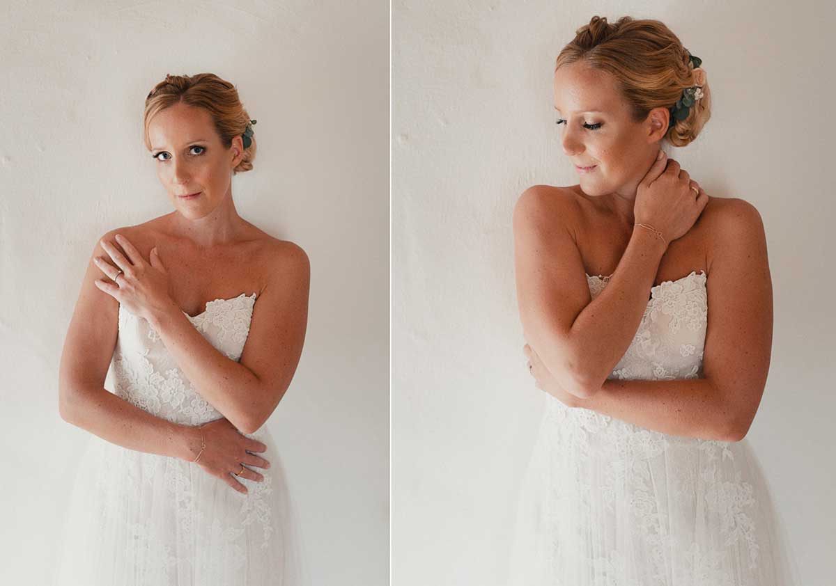 Hochzeitsfotos Braut bei einer Hochzeit im Wagners Hof in Undenheim