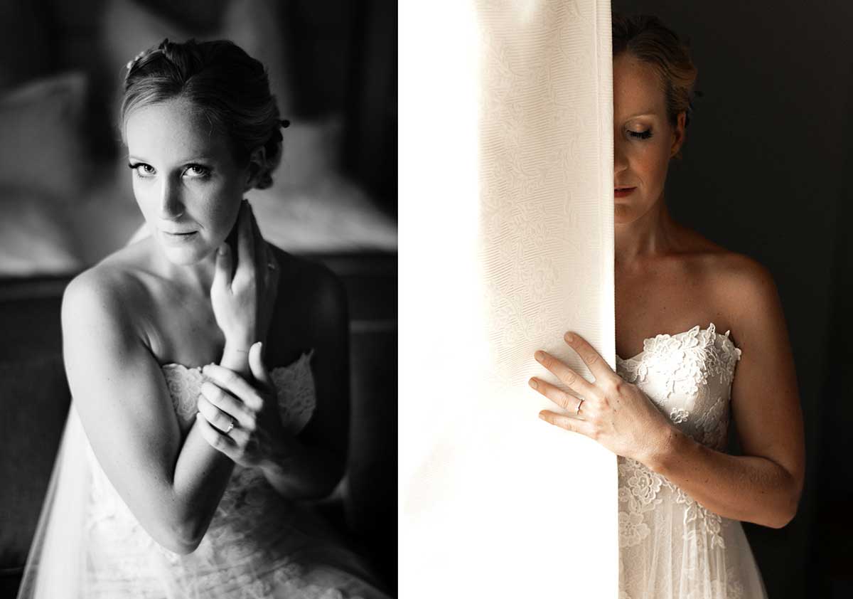 Hochzeitsfotos Braut bei einer Hochzeit im Wagners Hof in Undenheim