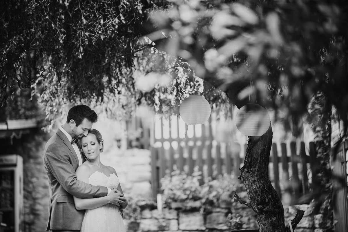 Hochzeitsfoto Brautpaar im Wagners Hof Undenheim