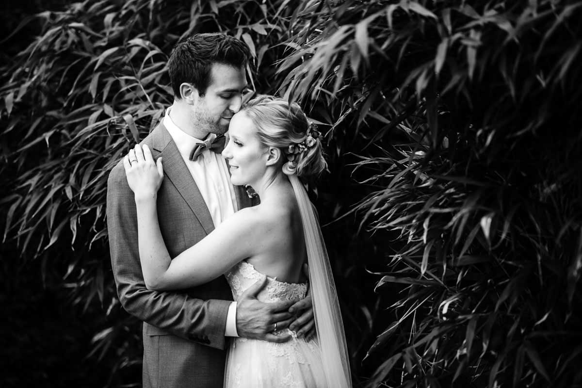 Hochzeitsfoto Brautpaar im Wagners Hof Undenheim